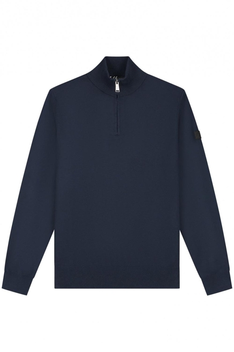 Malelions men knitted quarter zip